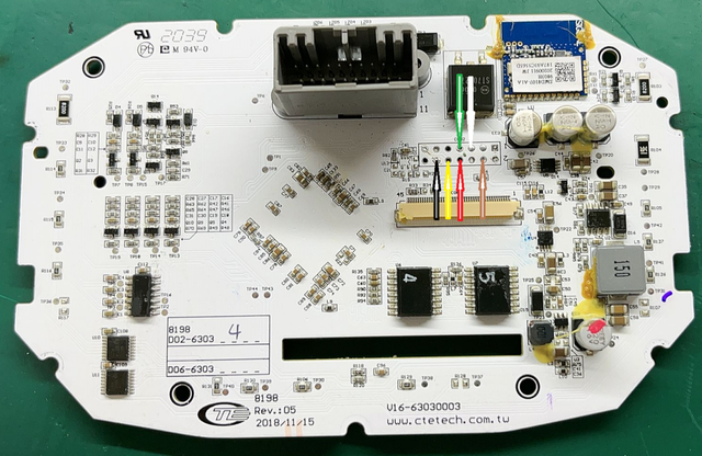 2021 Kawasaki Z900: Instrument power-on wiring reference · 1