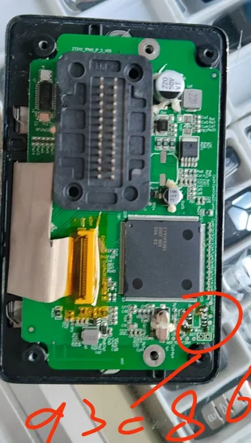 Zontes 310M: Memory or MCU identification · 2