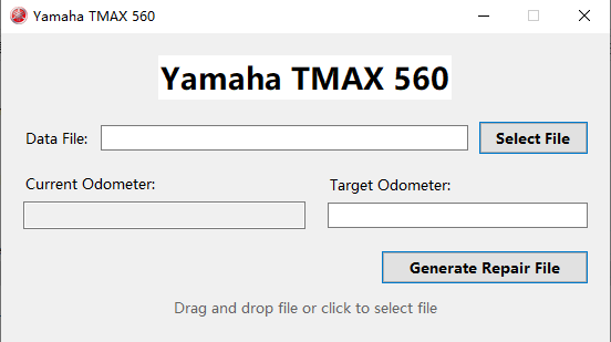 2025–2026 Yamaha TMAX S6J336: Software screen for this application