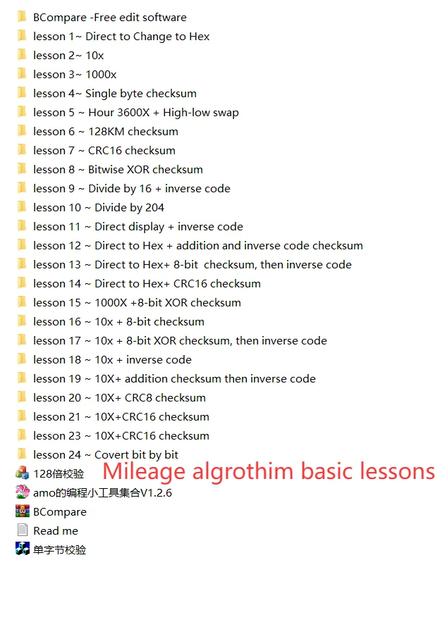 Mileage Algorithm Lessons: Original reference image · 9